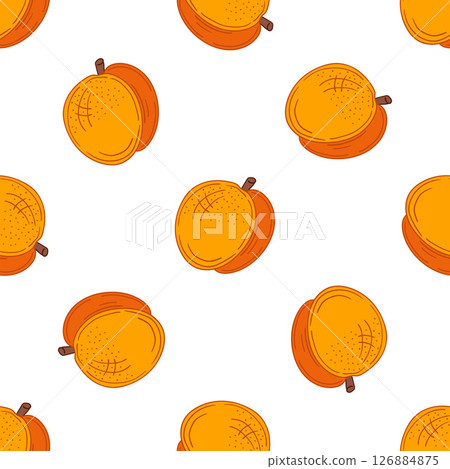 Seamless cute pattern. Pattern for textiles in hand draw style 126884875