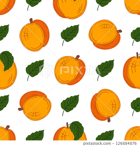 Seamless cute pattern. Pattern for textiles in hand draw style 126884876