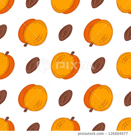 Seamless cute pattern. Pattern for textiles in hand draw style 126884877