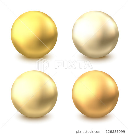 Golden collagen, keratin or serum bubbles. 126885099