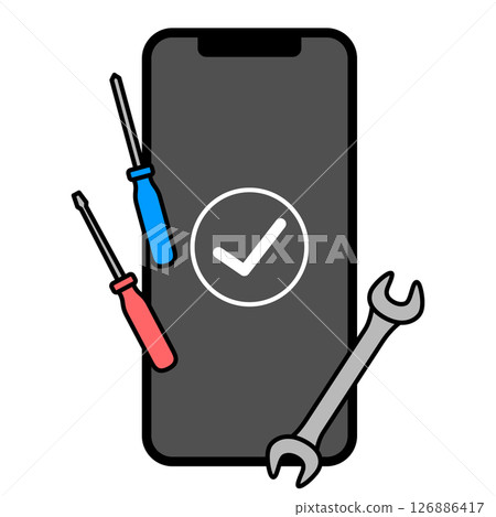 Repaired smartphone Repaired smartphone 126886417