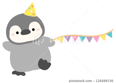 Garland and Penguins 126886536