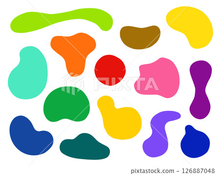 fluid shape fluid shape 126887048