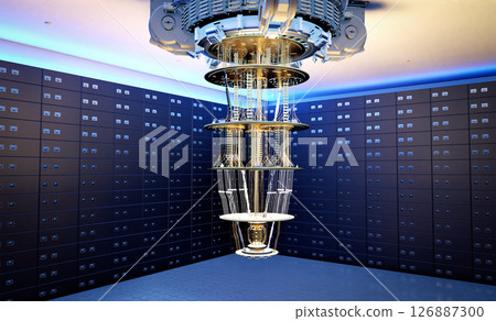 Quantum computer machine Quantum computer machine 126887300