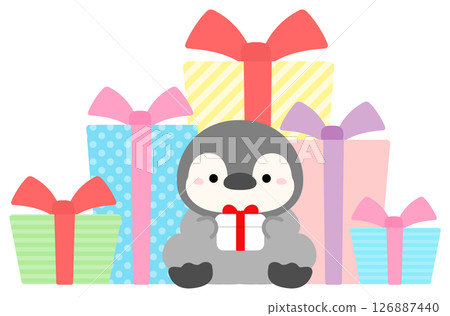 企鵝與禮物 126887440