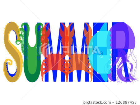 Letter design_SUMMER 126887453