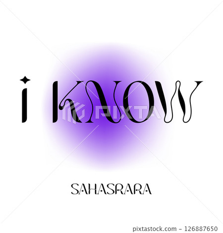 Sahasrara chakra symbol with purple glow and Sahasrara chakra symbol with purple glow and 126887650