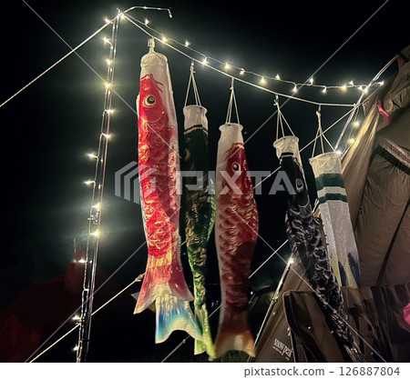 Illuminated carp streamers 126887804