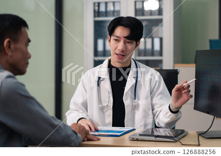 Hospital and its specialist doctors take care of patient with expertise, advice, discussion and fostering confidence. Hospital and its specialist doctors take care of patient with expertise, advice, discussion and fostering confidence. 126888256
