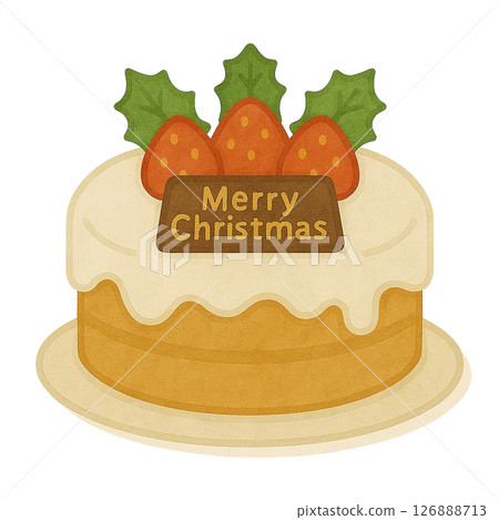 [Christmas] Cake illustration 126888713