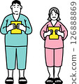 Obese men and women with diagnostic list 126888869