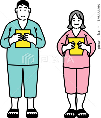 Obese men and women with diagnostic list 126888869