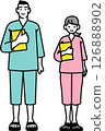 Men and women undergoing health checkups 126888902