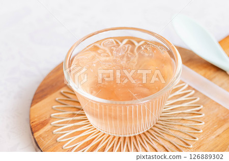 Korean Watermelon Jelly 126889302