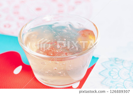 Watermelon konjac jelly Watermelon konjac jelly 126889307