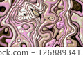 Strawberry chocolate cream texture background. 126889341