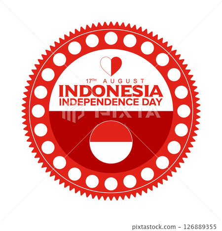 Happy Indonesia Independence Day - August 17th - Indonesian Flag Design Happy Indonesia Independence Day - August 17th - Indonesian Flag Design 126889355