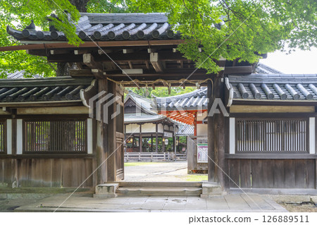 Tamukeyama Hachiman Shrine North Gate (Zoshicho, Nara City, Nara Prefecture) 126889511