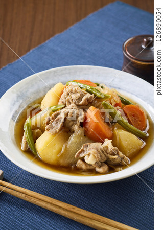 Meat and potatoes 126890054