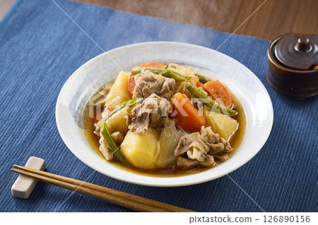 Meat and potatoes 126890156