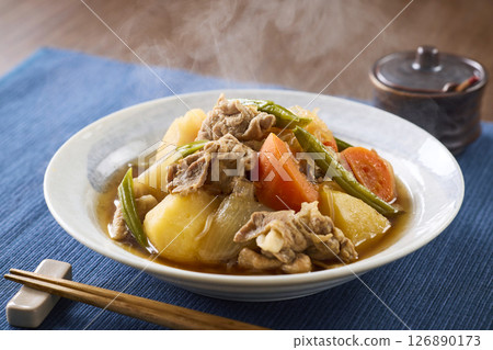 Meat and potatoes 126890173