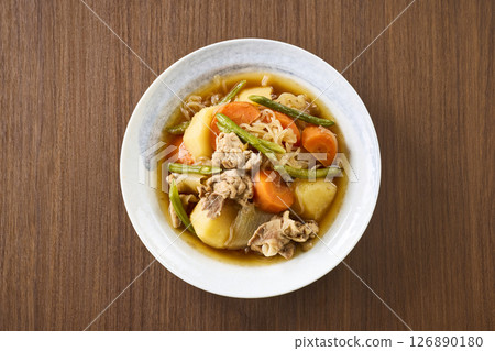 Meat and potatoes 126890180