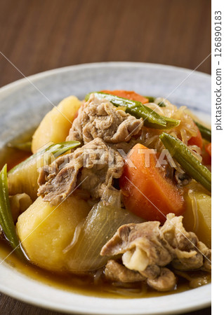 Meat and potatoes 126890183