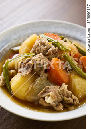 Meat and potatoes 126890187