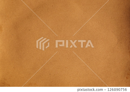 Macro of brown paper with dotted and fibrous grain lines 126890756