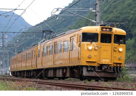 [JR-V] Hakubi Line 115 series train (directly connected to Sanyo Main Line) 126890858