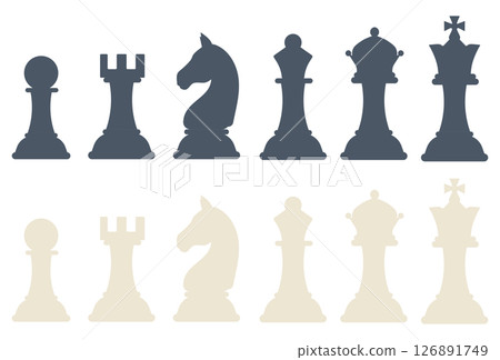 國際象棋圖示集 國際象棋圖示集 126891749
