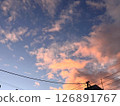 Cloudy evening sky 126891767
