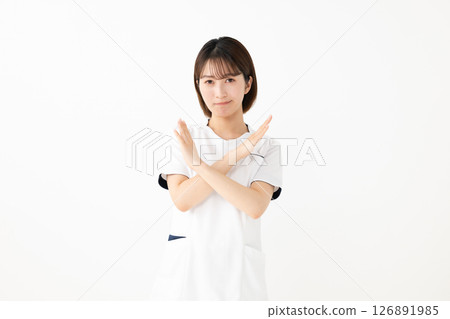 穿白大褂的女人拒絕拒絕 穿白大褂的女人拒絕拒絕 126891985