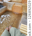 Birthplace of the hot spring mark: Footbath at Isobe Onsen 126892029