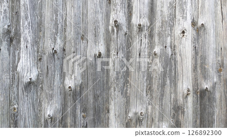 Old Gray Wooden House Wall Texture 126892300