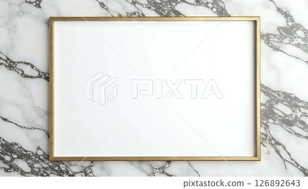 Elegant Marble Frame With Center Copy Space Elegant Marble Frame With Center Copy Space 126892643