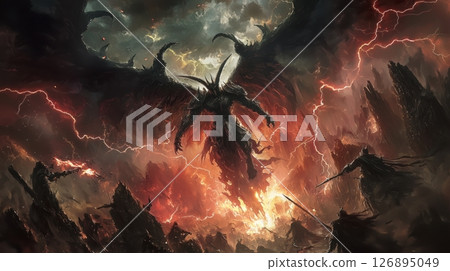 The Coming of the Fallen Angel and the Final Battle The Coming of the Fallen Angel and the Final Battle 126895049