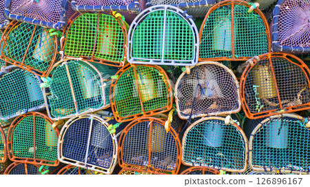Seafood Pots, O Barqueiro, Spain Seafood Pots, O Barqueiro, Spain 126896167
