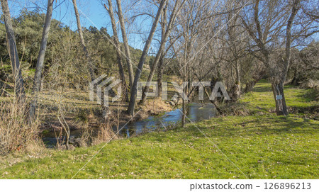 Natural Landscape of Piron River Path, Spain 126896213