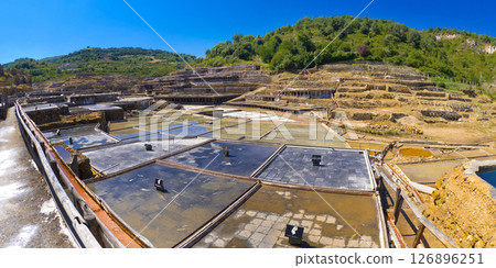 Salinas de Anana, Anana Salted Valley, Anana, Spain 126896251