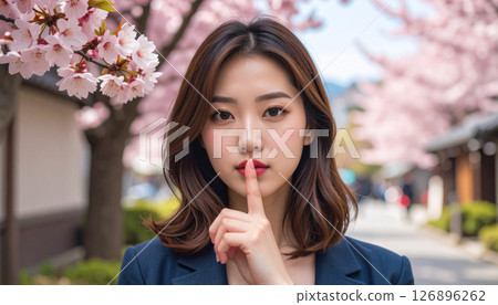 Asian Beauty (Secret Gesture) Asian Beauty (Secret Gesture) 126896262