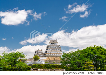《Hyogo Prefecture》Himeji Castle: Early Summer Green Season 126897088