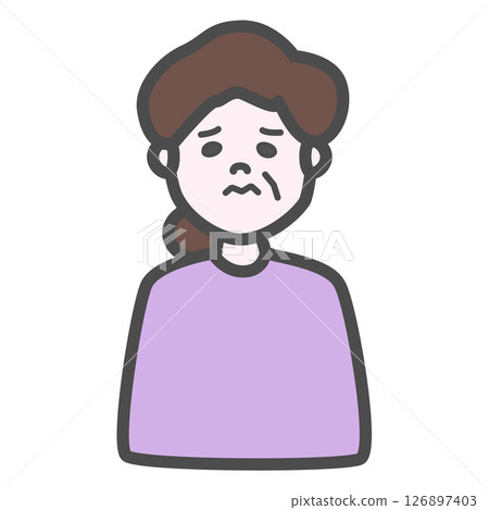 A tired old lady 126897403