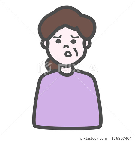 一位老太太抱怨焦慮 126897404