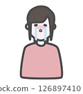 A woman crying her eyes out 126897410