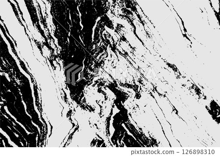Abstract background texture with destruction effect, ink stains, grunge. Distress overlay, rough dirty wall concept. White, gray. Worn, torn, weathered effect. Vector background Abstract background texture with destruction effect, ink stains, grunge. Distress overlay, rough dirty wall concept. White, gray. Worn, torn, weathered effect. Vector background 126898310