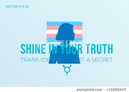 Shine in Your Truth Trans Identity Poster 126898847
