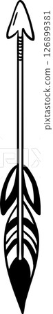 Simple yet elegant, hand drawn arrow pointing upwards, symbolizing direction, purpose, and forward movement, ideal for various design projects Simple yet elegant, hand drawn arrow pointing upwards, symbolizing direction, purpose, and forward movement, ideal for various design projects 126899381