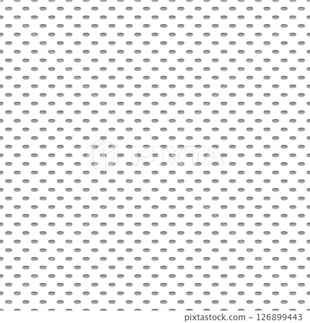 Seamless surface pattern design featuring small gray ovals regularly spaced on a white background, creating a visually appealing and textured effect Seamless surface pattern design featuring small gray ovals regularly spaced on a white background, creating a visually appealing and textured effect 126899443