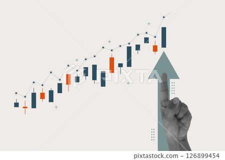 business graph chart finance stock market collage hand halftone trendy. vector illustration concept growth investment exchange currency money financial. technology digital background profit trade. business graph chart finance stock market collage hand halftone trendy. vector illustration concept growth investment exchange currency money financial. technology digital background profit trade. 126899454
